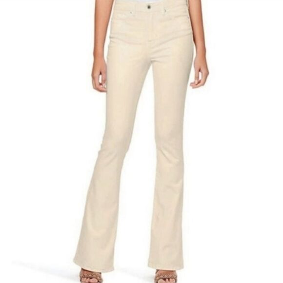 Nine West Delancey kick Flare Cropped Pants Womens 10S High Rise - Picture 1 of 8